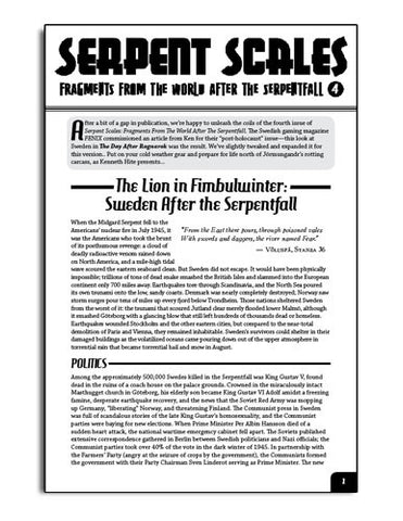 Serpent Scales: The Lion in Fimbulwinter - Sweden